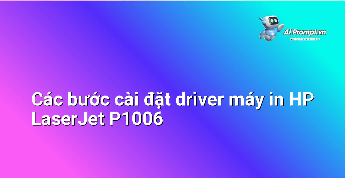 Driver HP LaserJet P1006: Hướng Dẫn Chi Tiết Cho Người Mới Bắt Đầu 4 Giao diện màn hình trình cài đặt driver HP, hiển thị các bước tùy chọn và đồng ý
