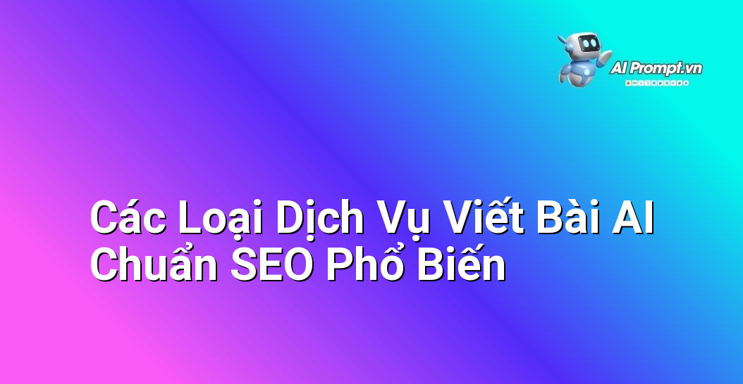 Dịch Vụ Viết Bài AI Chuẩn SEO: Hướng Dẫn Cho Người Mới 3 Biểu đồ so sánh các loại hình dịch vụ viết bài AI chuẩn SEO