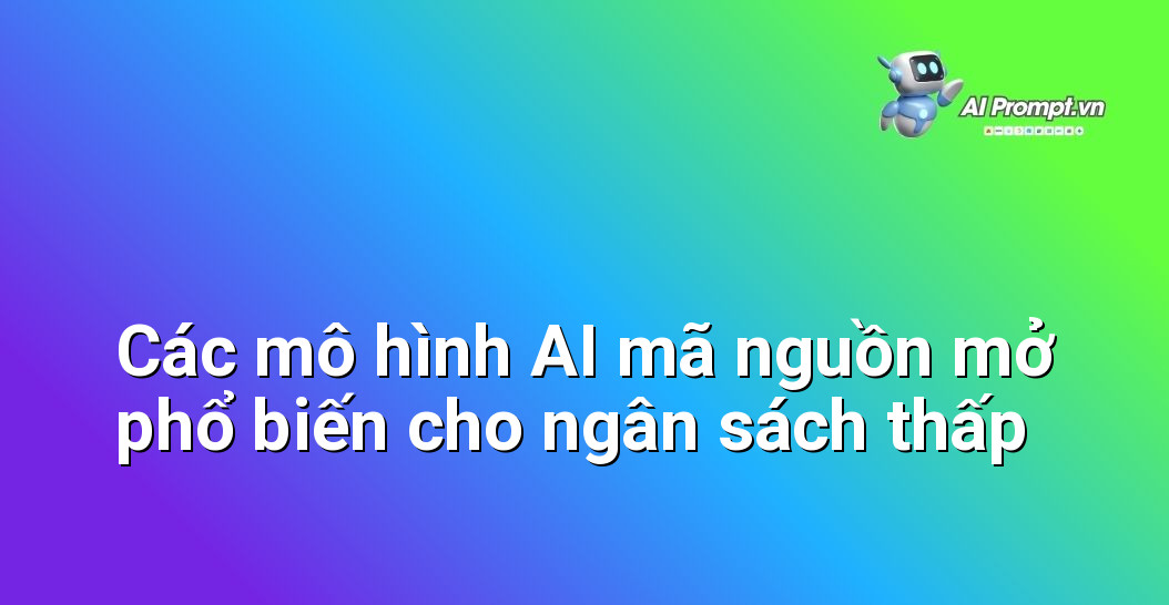 Tư vấn Chọn Mô Hình AI Phù Hợp Ngân Sách Cho Người Mới Bắt Đầu 4 Biểu tượng của các framework AI mã nguồn mở nổi tiếng như TensorFlow, PyTorch, scikit-learn được sắp xếp hài hòa trên nền trắng, kèm theo các thẻ tag thể hiện sự miễn phí và cộng đồng hỗ trợ lớn.