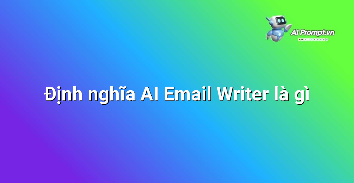 AI Email Writer là gì? Chìa Khóa Vàng Để Tối Ưu Hóa Giao Tiếp Email 1 Hình ảnh minh họa khái niệm AI Email Writer, với các biểu tượng email và trí tuệ nhân tạo kết hợp