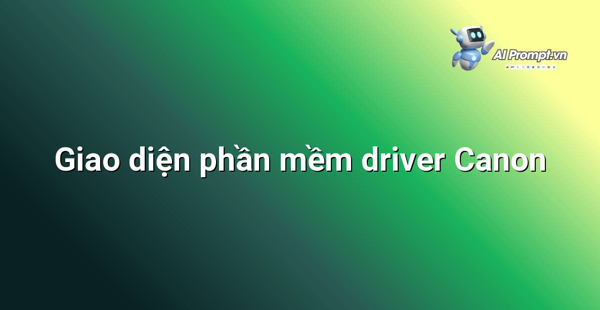 Giao diện phần mềm driver Canon imageCLASS LBP623Cdw hiển thị các tùy chọn cài đặt