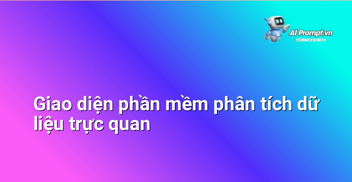 Màn hình máy tính hiển thị giao diện người dùng thân thiện của phần mềm phân tích dữ liệu, với các biểu đồ và bảng biểu dễ hiểu