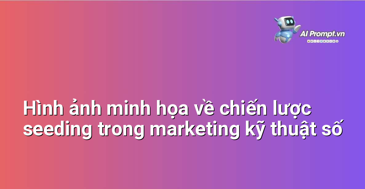 Biểu đồ minh họa cách chiến dịch seeding lan tỏa thông tin sản phẩm trên các nền tảng trực tuyến