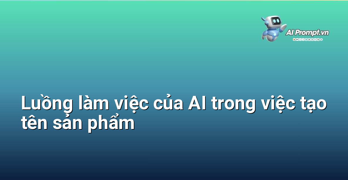 AI Product Naming là gì? Hướng dẫn toàn diện cho người mới bắt đầu 4 Sơ đồ minh họa các bước AI xử lý dữ liệu đầu vào, phân tích và tạo ra các gợi ý tên gọi sáng tạo cho sản phẩm mới