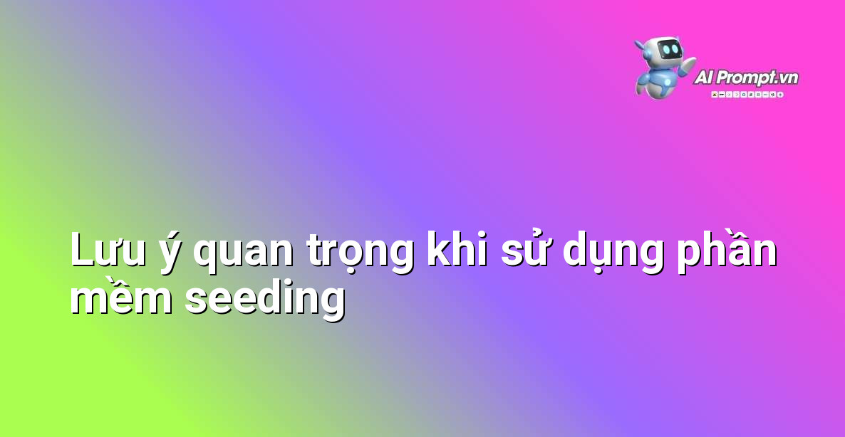 Biểu đồ tròn thể hiện các yếu tố quan trọng khi dùng phần mềm seeding như nội dung, tốc độ, tài khoản