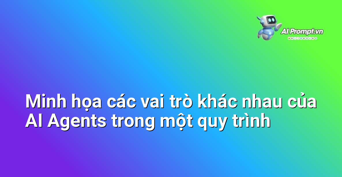 Biểu đồ minh họa các AI agents với các vai trò khác nhau như thu thập, phân tích, báo cáo và đưa ra khuyến nghị