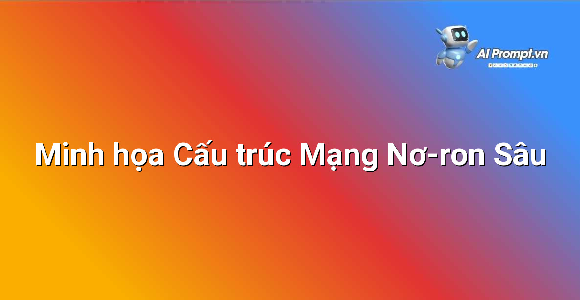 Deep Learning là gì? Khám phá Thế giới Trí tuệ Nhân tạo đang Thay đổi Cuộc sống 2 Hình ảnh minh họa mạng nơ-ron gồm nhiều lớp đầu vào, lớp ẩn và lớp đầu ra