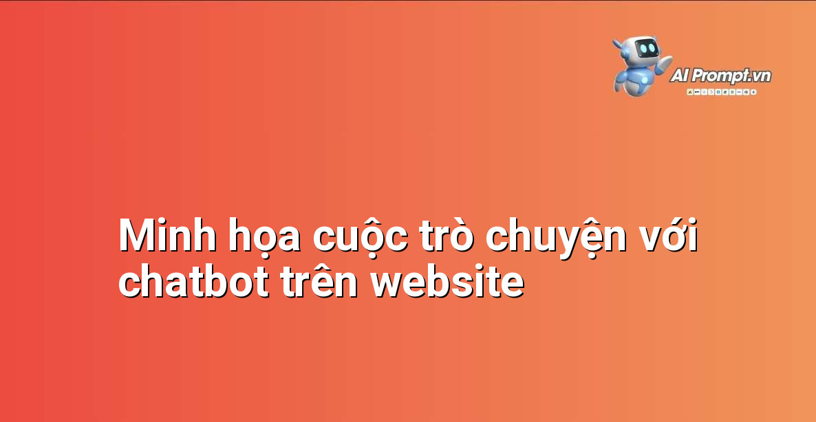 Hình ảnh minh họa một giao diện chatbot đang trả lời câu hỏi của khách hàng về sản phẩm.