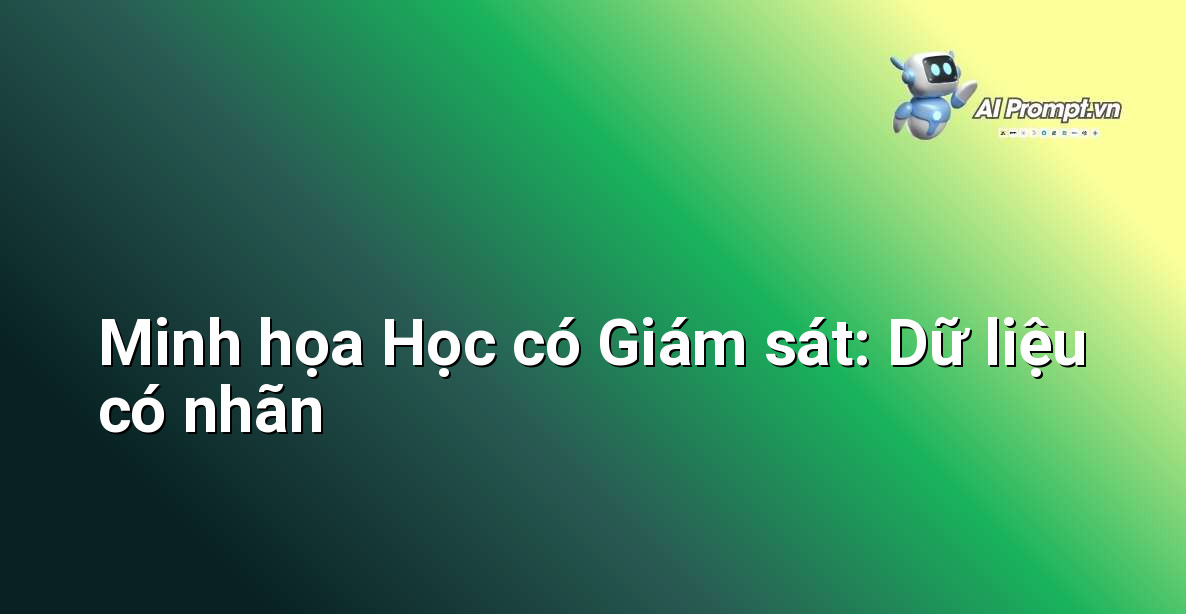 AI Học Từ Đâu? Giải Mã Nguồn Gốc và Quá Trình Rèn Luyện Trí Tuệ Nhân Tạo 3 Sơ đồ thể hiện quá trình AI học từ dữ liệu có nhãn, nơi mỗi đầu vào được ánh xạ với một đầu ra mong muốn