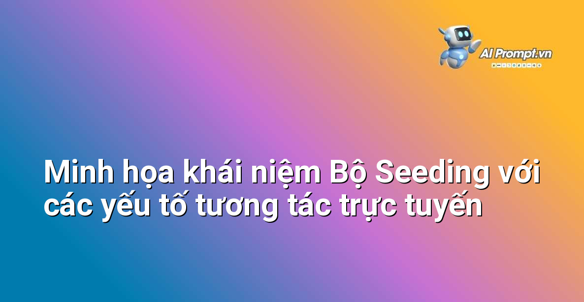 Biểu đồ trực quan về các thành phần của một bộ seeding hiệu quả như bài viết, bình luận, tương tác trên mạng xã hội