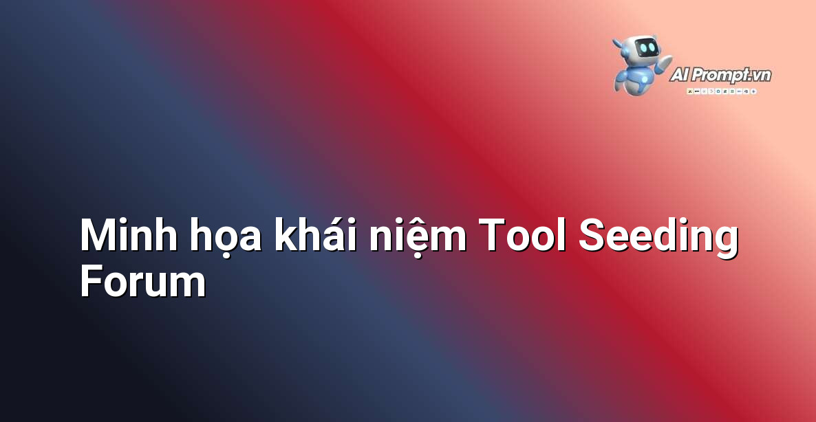 Biển báo với biểu tượng diễn đàn và công cụ SEO, đại diện cho Tool Seeding Forum