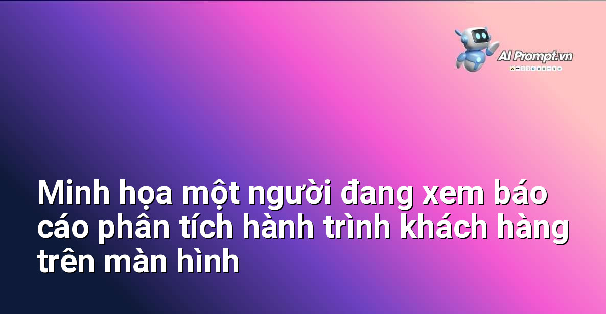 AI Phân Tích Hành Trình Khách Hàng Là Gì: Hướng Dẫn Cho Người Mới Bắt Đầu 8 Một người ngồi trước màn hình máy tính đang xem biểu đồ và dữ liệu, tượng trưng cho việc diễn giải và hành động dựa trên kết quả phân tích AI