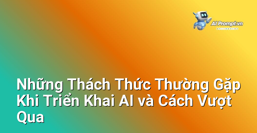 Dịch Vụ Chuyển Đổi Số Kết Hợp AI: Kim Chỉ Nam Cho Người Mới Bắt Đầu 6 Biểu tượng các chướng ngại vật, đám mây khó khăn, và mũi tên đi lên thể hiện việc vượt qua thách thức trong chuyển đổi số và AI.