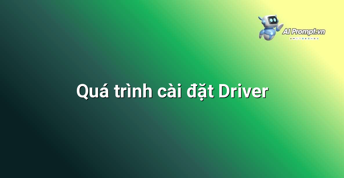 Cửa sổ cài đặt driver máy in Canon