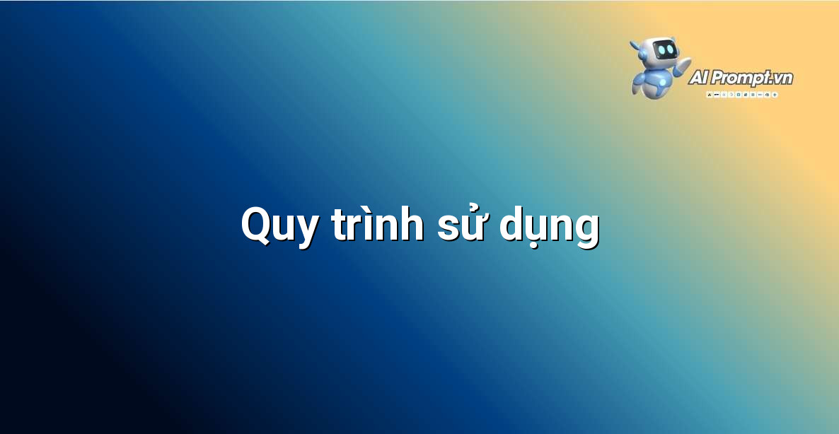 Sơ đồ quy trình từng bước để sử dụng AI Ads Generator, từ nhập liệu đến chỉnh sửa kết quả