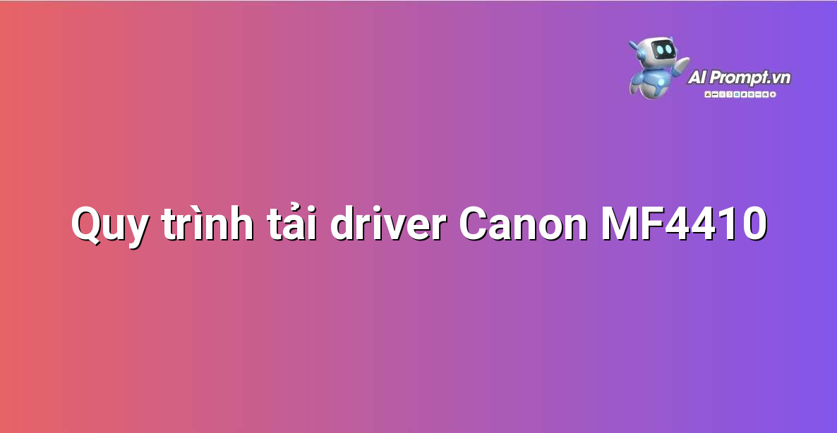 Giao diện website tải driver Canon