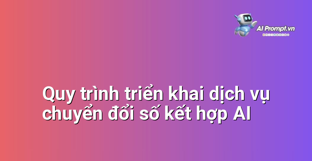 Dịch Vụ Chuyển Đổi Số Kết Hợp AI: Kim Chỉ Nam Cho Người Mới Bắt Đầu 4 Sơ đồ quy trình các bước triển khai chuyển đổi số với AI, từ đánh giá ban đầu, lập kế hoạch, triển khai thí điểm, mở rộng và theo dõi, giám sát.