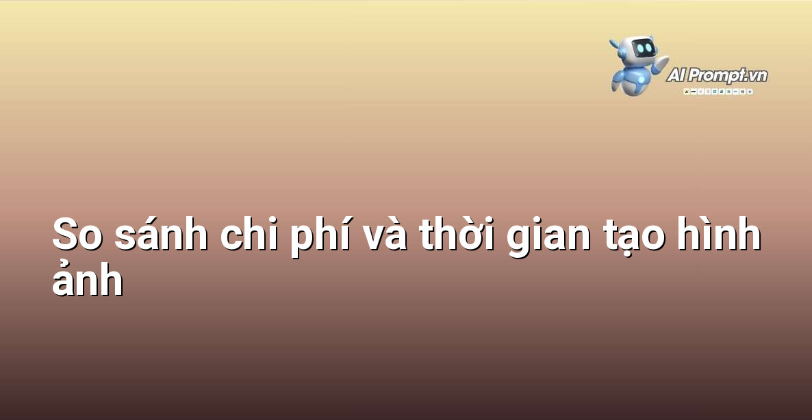 Dịch Vụ Tạo Hình Ảnh AI: Hướng Dẫn Toàn Diện Cho Người Mới Bắt Đầu 3 Biểu đồ so sánh chi phí và thời gian giữa thiết kế thủ công và AI tạo hình ảnh