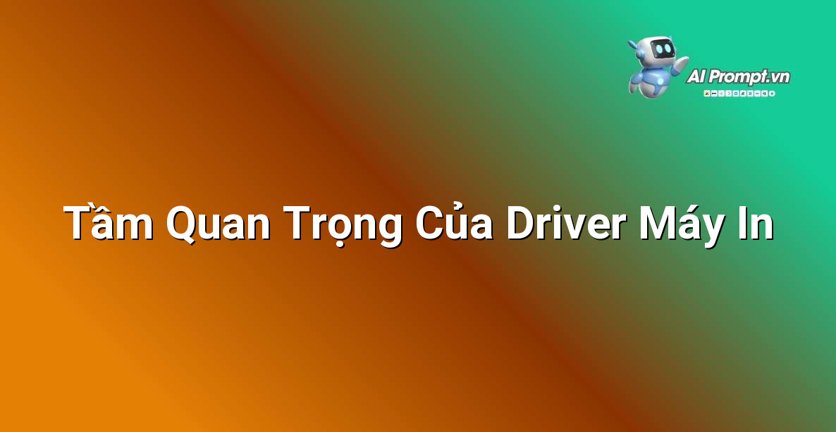 Minh họa sơ đồ kết nối giữa máy tính và máy in thông qua driver