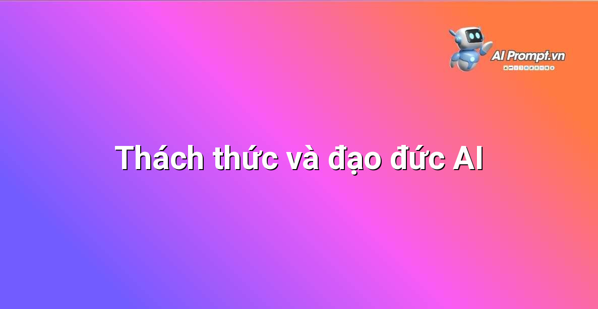 Biểu tượng cân công lý đặt cạnh biểu tượng AI và con người, thể hiện sự cân bằng