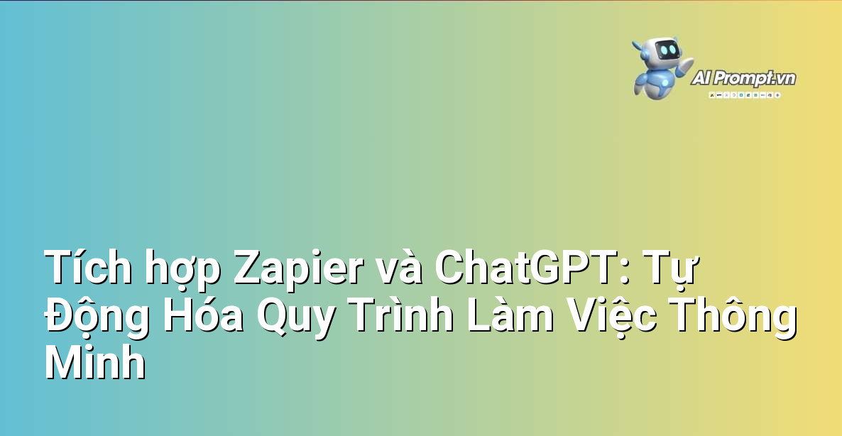 Hướng Dẫn Dùng Zapier với ChatGPT: Tự Động Hóa Công Việc và Nâng Cao Hiệu Suất 4 Sơ đồ minh họa luồng dữ liệu từ một ứng dụng (ví dụ: Google Sheets) qua Zapier đến ChatGPT và quay trở lại ứng dụng khác (ví dụ: Trello)
