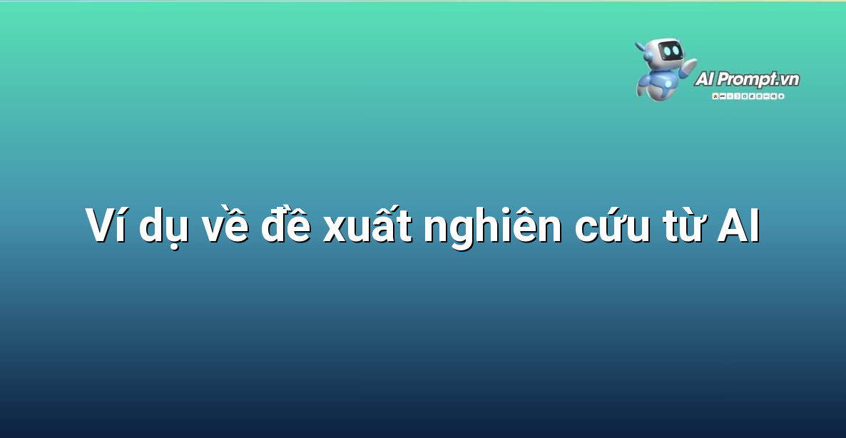 AI Research Assistant là gì? Hướng dẫn toàn diện cho người mới bắt đầu 5 Giao diện AI hiển thị danh sách các chủ đề nghiên cứu tiềm năng kèm theo lý do đề xuất