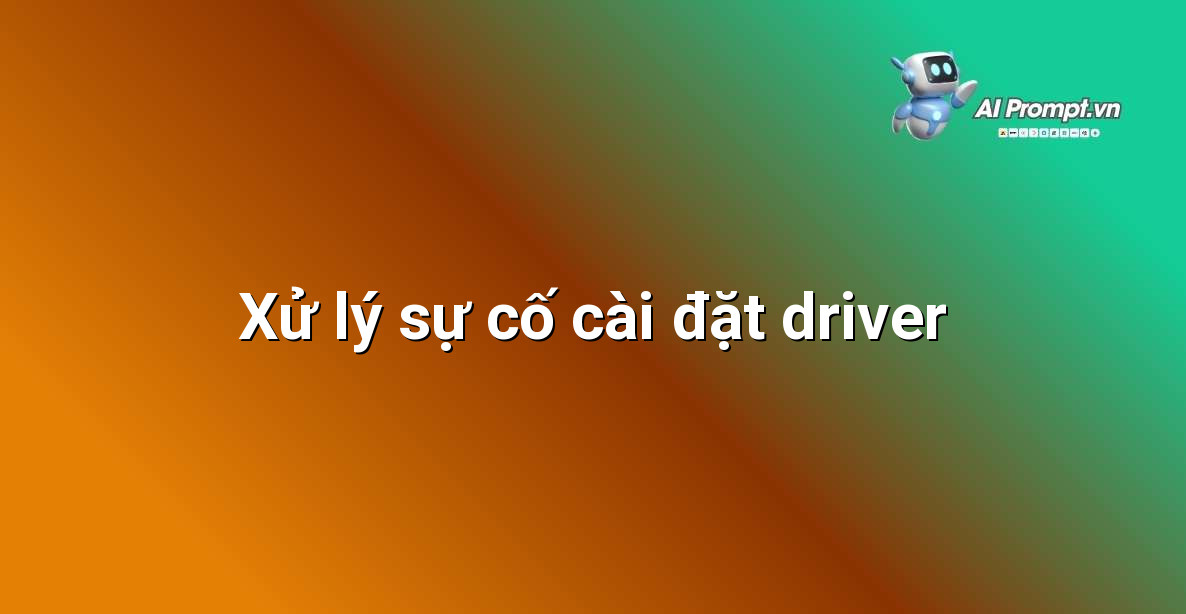 Hình ảnh minh họa các biểu tượng lỗi thường gặp khi cài đặt driver máy in